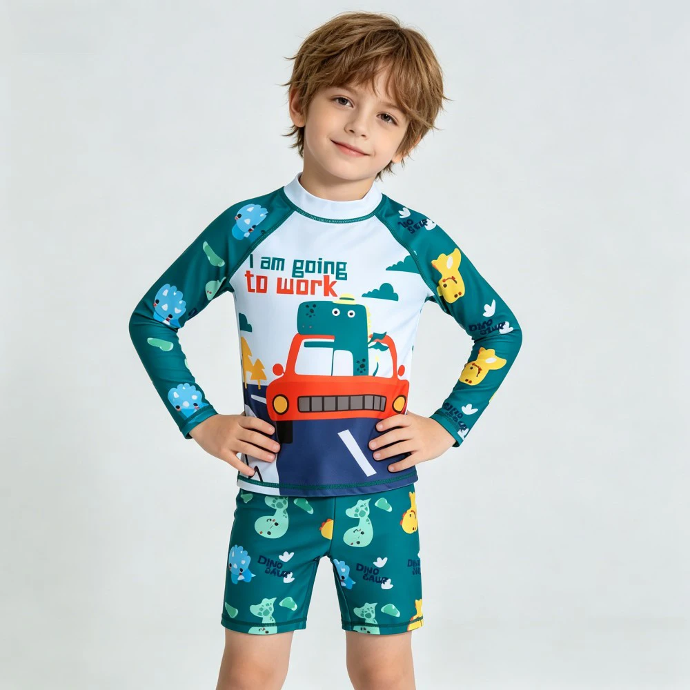2Pcs Kids Long Sleeve Swimwear Set Boys Girls Cartoon Rash Guard Swimsuit Sun Protection Beachwear for Children Toddlers
2Pcs Kids Long Sleeve Swimwear Set Boys Girls Cartoon Rash Guard Swimsuit Sun Protection Beachwear for Children Toddlers