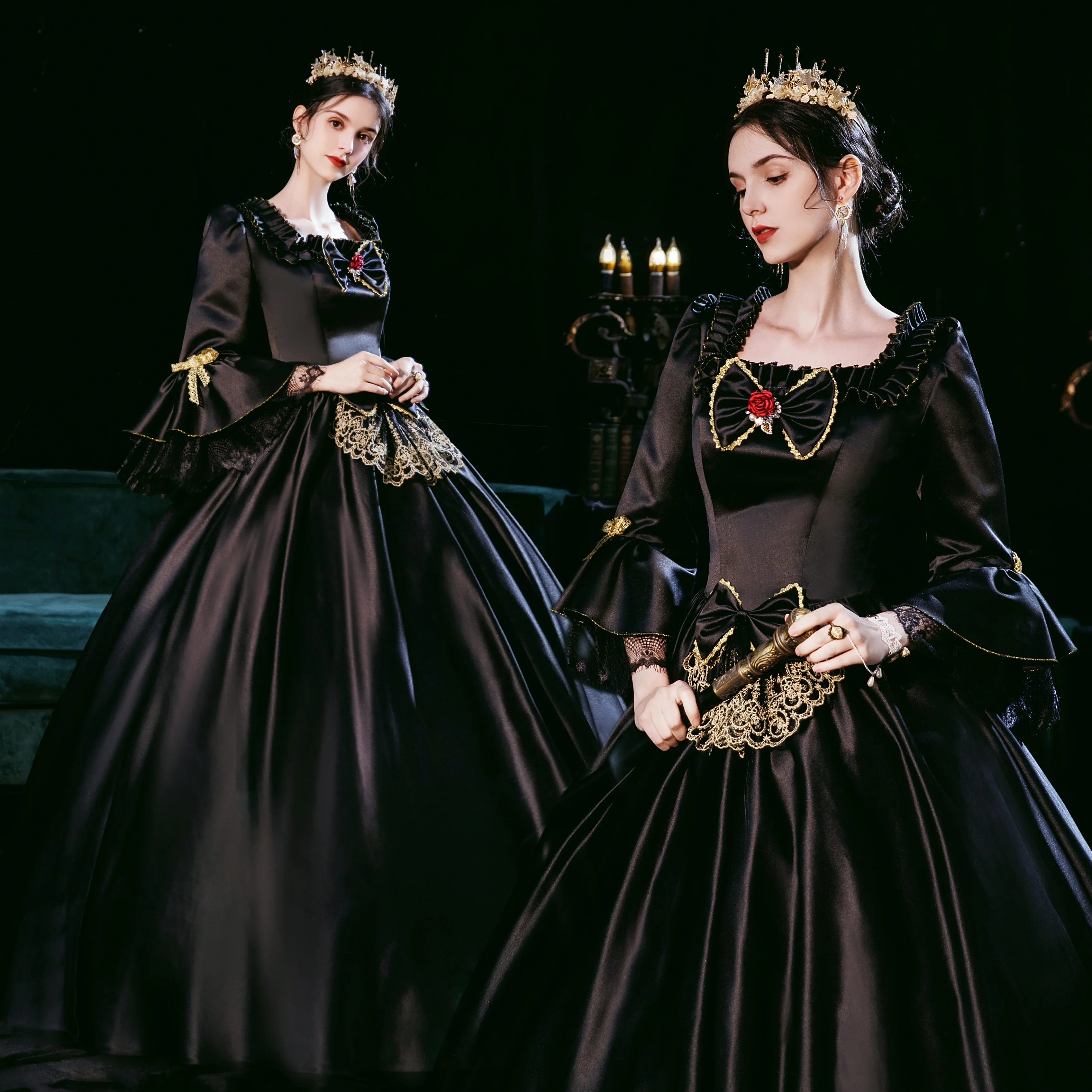 18th Century Rococo Party Prom Dresses Royal Baroque Cosplay Halloween Black Vintage
18th Century Rococo Party Prom Dresses Royal Baroque Cosplay Halloween Black Vintage