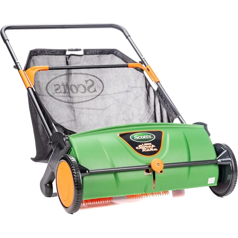 Scotts Outdoor Power Tools LSW70026S 26-дюймовая подметальная машина для газонов, черный/зеленый
Scotts Outdoor Power Tools LSW70026S 26-дюймовая подметальная машина для газонов, черный/зеленый
