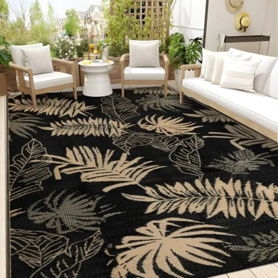 Outdoor Rug Waterproof 8x10 ft, Reversible Plastic Straw Rug for Patio, Deck, Backyard, Balcony, Camping, Picnic, Beach Gray Be
Outdoor Rug Waterproof 8x10 ft, Reversible Plastic Straw Rug for Patio, Deck, Backyard, Balcony, Camping, Picnic, Beach Gray Be