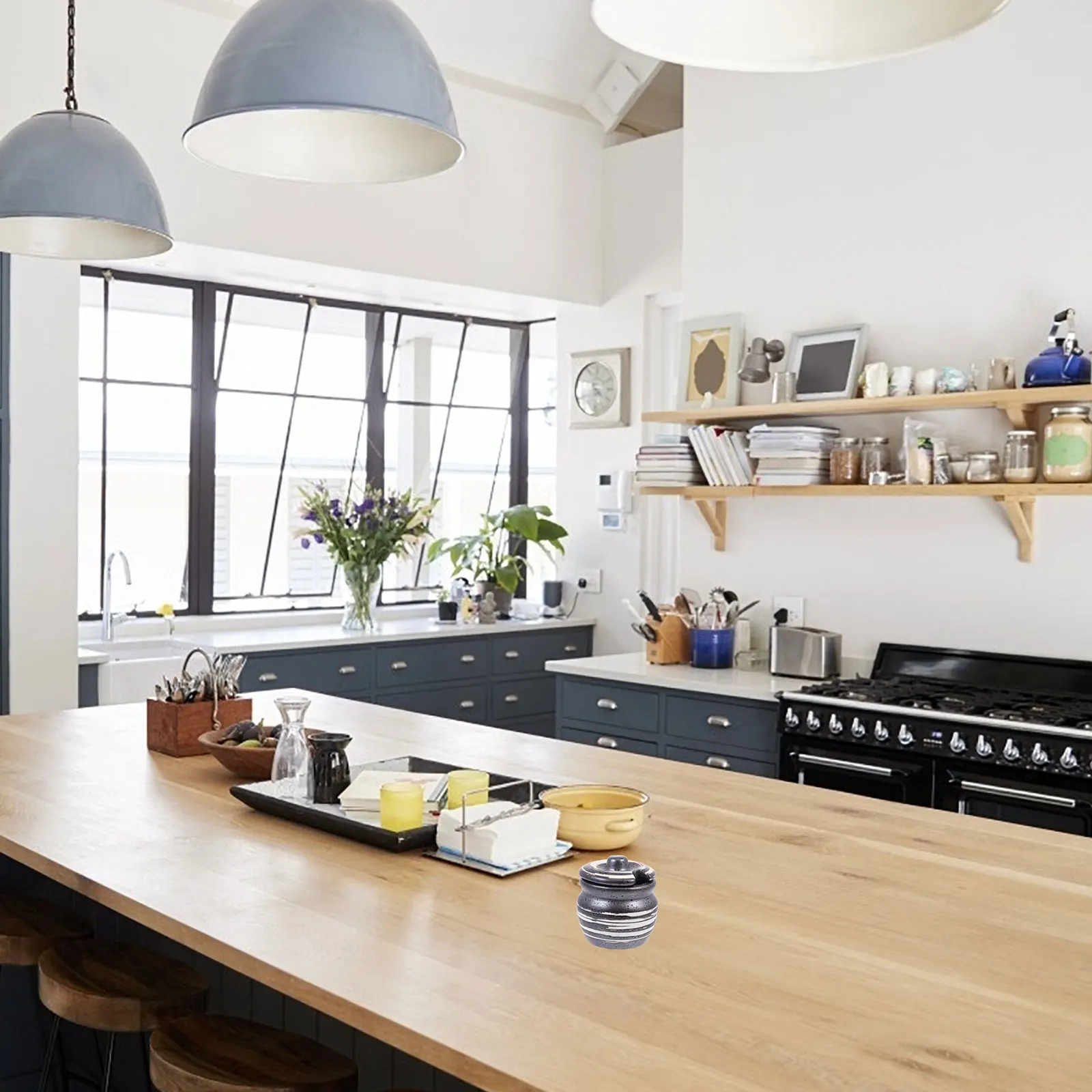 1Pcs Ceramic Mustard Box Exquisite Condiment Pot for Salt Sugar Pepper Storage Kitchen Seasoning Holder Black
1Pcs Ceramic Mustard Box Exquisite Condiment Pot for Salt Sugar Pepper Storage Kitchen Seasoning Holder Black