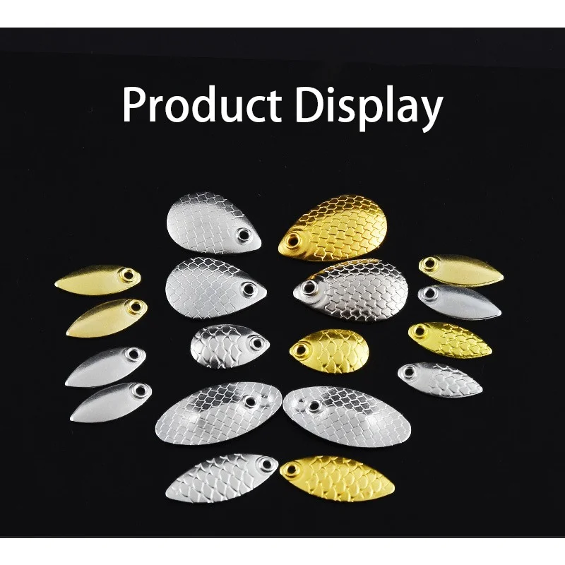 Luya Fly Fishing Rotating Melon Seed Sequins Metal Sequins Fish Scale Fishing Accessories Fly Hook Sequins 50 pieces
Luya Fly Fishing Rotating Melon Seed Sequins Metal Sequins Fish Scale Fishing Accessories Fly Hook Sequins 50 pieces
