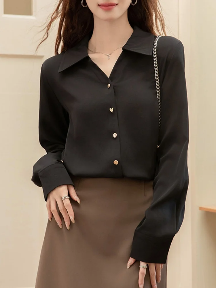 Женский атласный шелковый утюг из ацетата, против морщин, без утюга, весна-осень, новинка Sle 2025 Ele Silk irt, корейский прямой...
Женский атласный шелковый утюг из ацетата, против морщин, без утюга, весна-осень, новинка Sle 2025 Ele Silk irt, корейский прямой...