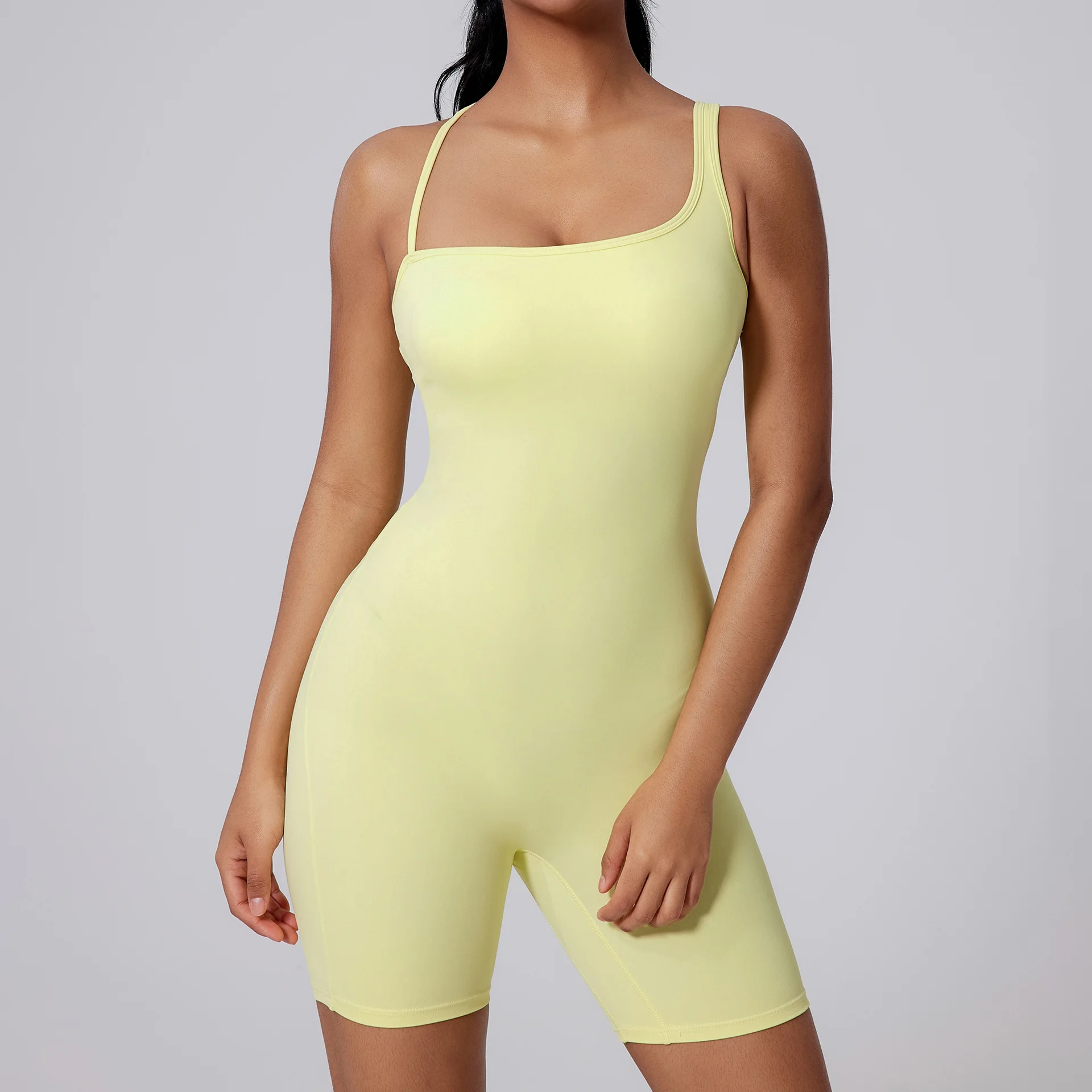 Women Seamless Yoga Jumpsuit Backless One Piece Romper Pleated Shorts Hip Lift Gym Dance Outfit Tight Fit Fitness Workout Suit
Women Seamless Yoga Jumpsuit Backless One Piece Romper Pleated Shorts Hip Lift Gym Dance Outfit Tight Fit Fitness Workout Suit