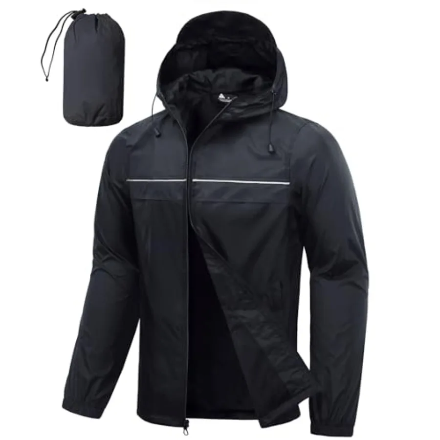 SWISSWELL Mens Rain Jacket and Coats Packable Lightweight Waterproof Windbreaker Hooded for Golf Cycling Hiking
SWISSWELL Mens Rain Jacket and Coats Packable Lightweight Waterproof Windbreaker Hooded for Golf Cycling Hiking