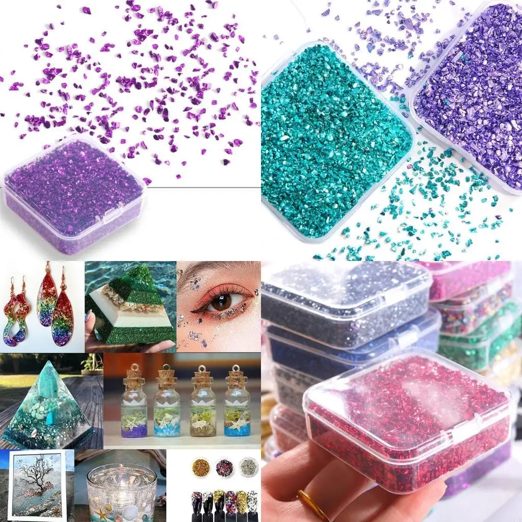 Irregular Glass Sequins Broken Glass Pieces Suitable for Nail Art Decoration
Irregular Glass Sequins Broken Glass Pieces Suitable for Nail Art Decoration