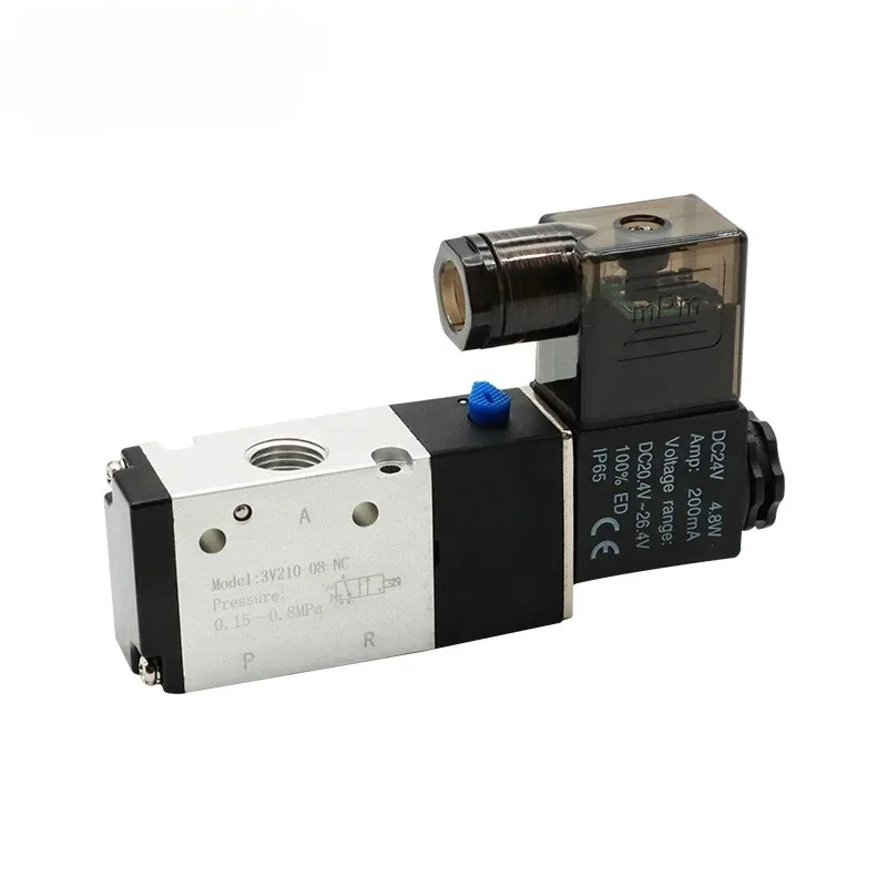 3V210-08 5/2 Way Solenoid Valve 220V - Pneumatic Directional Control Valve for Air Cylinder & Automation Systems
3V210-08 5/2 Way Solenoid Valve 220V - Pneumatic Directional Control Valve for Air Cylinder & Automation Systems