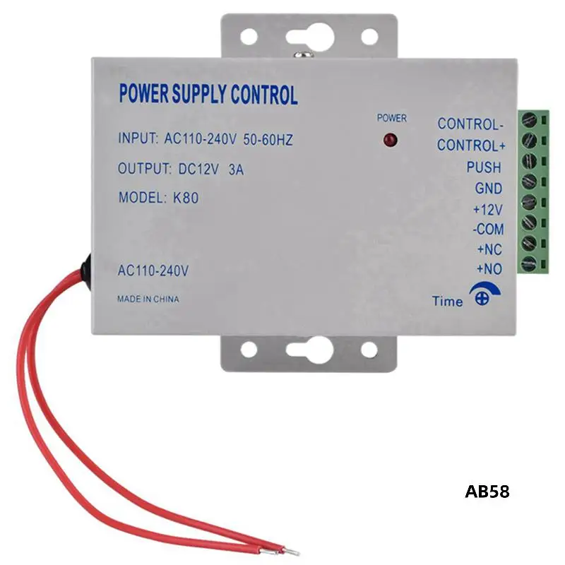 5X K80 Door Access System Electric Power Supply Control DC 12V 3A Miniature Power/Electric Lock Power
5X K80 Door Access System Electric Power Supply Control DC 12V 3A Miniature Power/Electric Lock Power