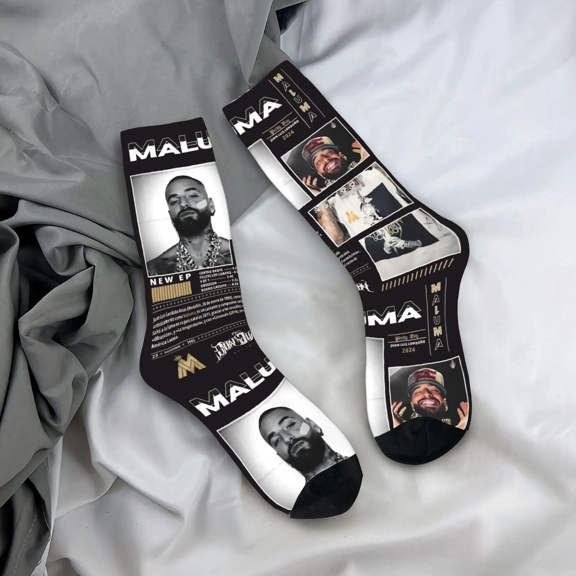 Носки для взрослых и мужчин Maluma, колумбийские чулки с плакатом певицы, антибактериальные средние мягкие носки, зимние готические уличные носки с графикой
Носки для взрослых и мужчин Maluma, колумбийские чулки с плакатом певицы, антибактериальные средние мягкие носки, зимние готические уличные носки с графикой