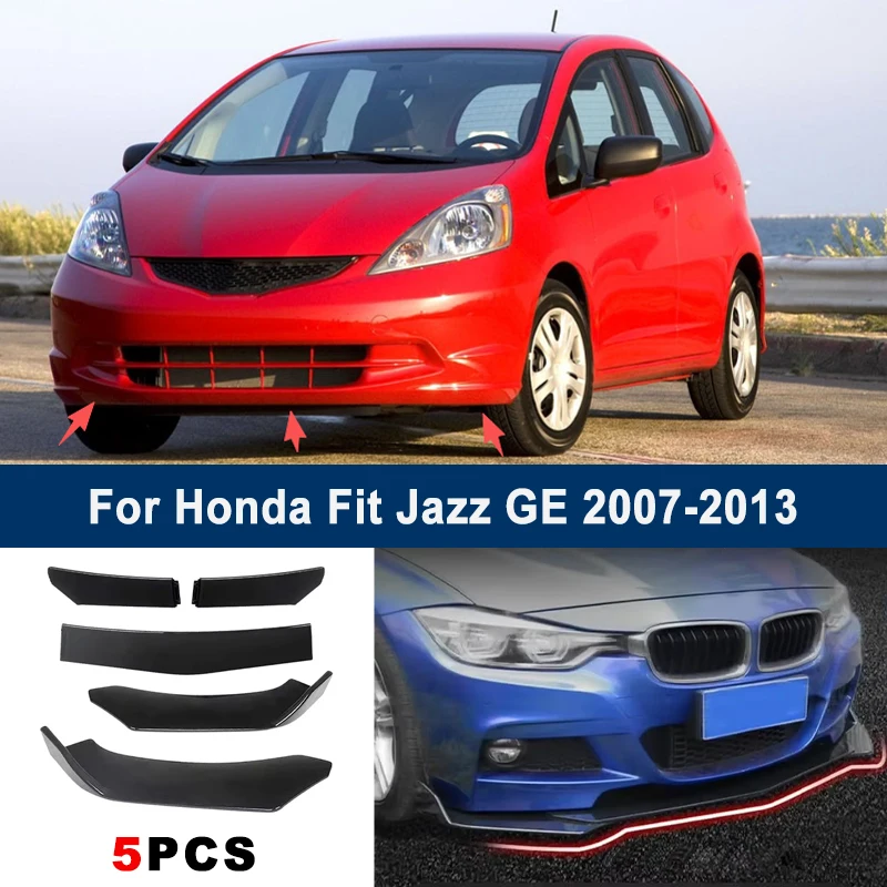 Adjustable 5Pcs Sectional Front Spoiler Lip For Honda Fit Jazz GE 2007-2013 Front Bumper Splitter Car Exterior Sport Body Kit
Adjustable 5Pcs Sectional Front Spoiler Lip For Honda Fit Jazz GE 2007-2013 Front Bumper Splitter Car Exterior Sport Body Kit