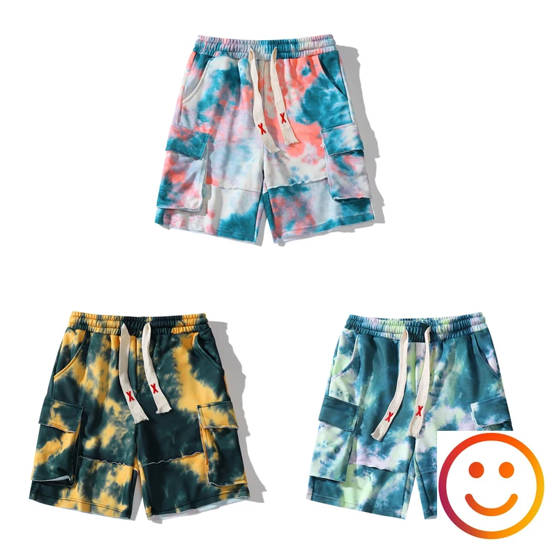 Комбинированные шорты-карго Tie-dye, короткие штаны на шнуровке для мужчин и женщин, летние повседневные шорты
Комбинированные шорты-карго Tie-dye, короткие штаны на шнуровке для мужчин и женщин, летние повседневные шорты