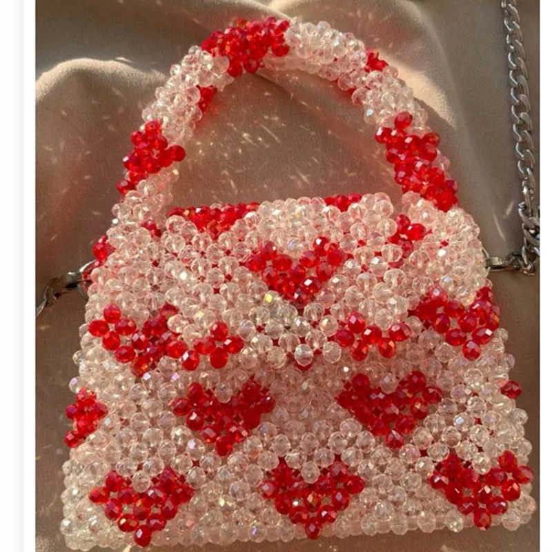 Ins Design Love Splicing Color Women's Bag Handmade Making Heavy Industry Crystal Handbag Valentine's Day Customized Edition
Ins Design Love Splicing Color Women's Bag Handmade Making Heavy Industry Crystal Handbag Valentine's Day Customized Edition