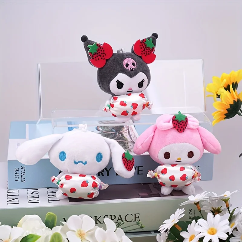 (Authorization) 1 Sanrio Cute Kuromi Pendant Plush Toy Hello Kitty Doll Bag Pendant Keychain Ragdoll Home Decoration Doll Valen
(Authorization) 1 Sanrio Cute Kuromi Pendant Plush Toy Hello Kitty Doll Bag Pendant Keychain Ragdoll Home Decoration Doll Valen
