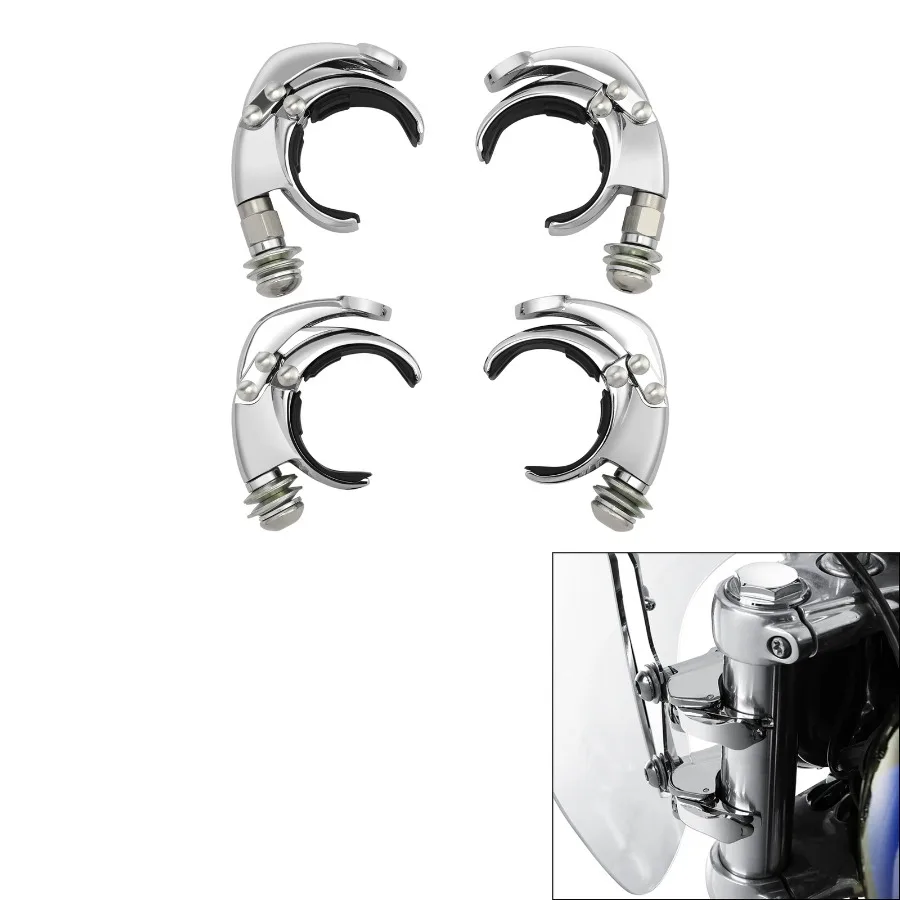 54mm 56mm Windshield Clamps Fit For Harley Low Rider S 2020-24 Sportster S 21-24
54mm 56mm Windshield Clamps Fit For Harley Low Rider S 2020-24 Sportster S 21-24