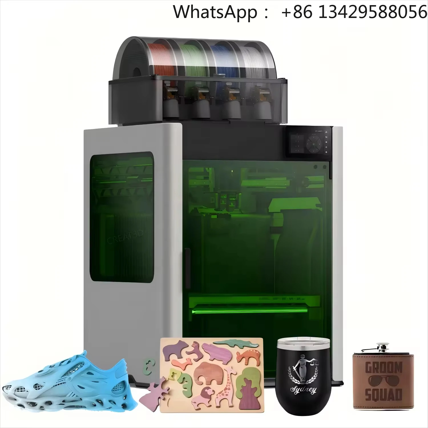 H2D Laser Full Combo 40W Dual-nozzle Multi-material 3D Printing Laser and Cutting Module High Speed 600mm/s Automatic PLA New
H2D Laser Full Combo 40W Dual-nozzle Multi-material 3D Printing Laser and Cutting Module High Speed 600mm/s Automatic PLA New