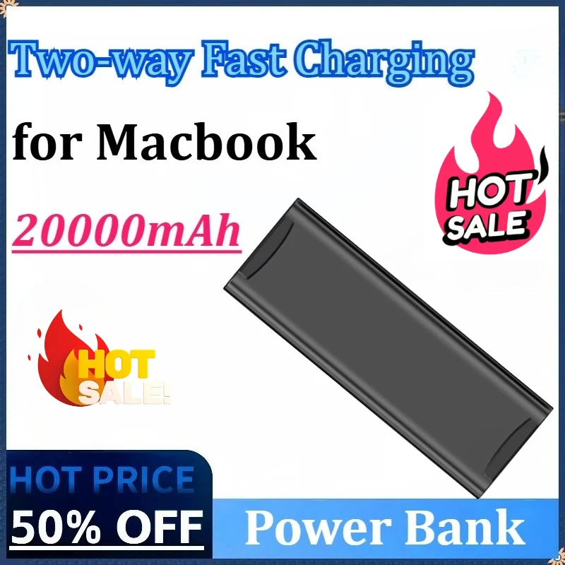 New Large Capacity PD100W 20000mAh for Macbook Power Bank Two-way Fast Charging Portable Powerbank Laptop External Spare Battery
New Large Capacity PD100W 20000mAh for Macbook Power Bank Two-way Fast Charging Portable Powerbank Laptop External Spare Battery