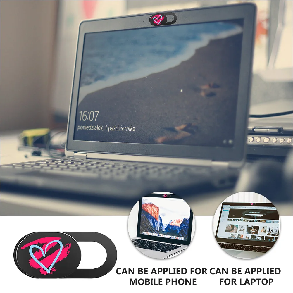 3Pcs Privacy Protector Heart Printed Adhesive Cover Slide for Phone Laptop Tablet Computer Lightweight Charm
3Pcs Privacy Protector Heart Printed Adhesive Cover Slide for Phone Laptop Tablet Computer Lightweight Charm