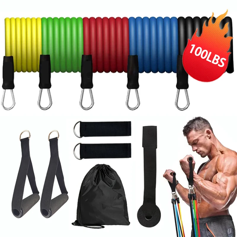 Resistance Bands Set, Resistance Bands With Door Anchor, Handles, Carry Bag, Exercise Bands, Workout Bands, For Home Gym
Resistance Bands Set, Resistance Bands With Door Anchor, Handles, Carry Bag, Exercise Bands, Workout Bands, For Home Gym