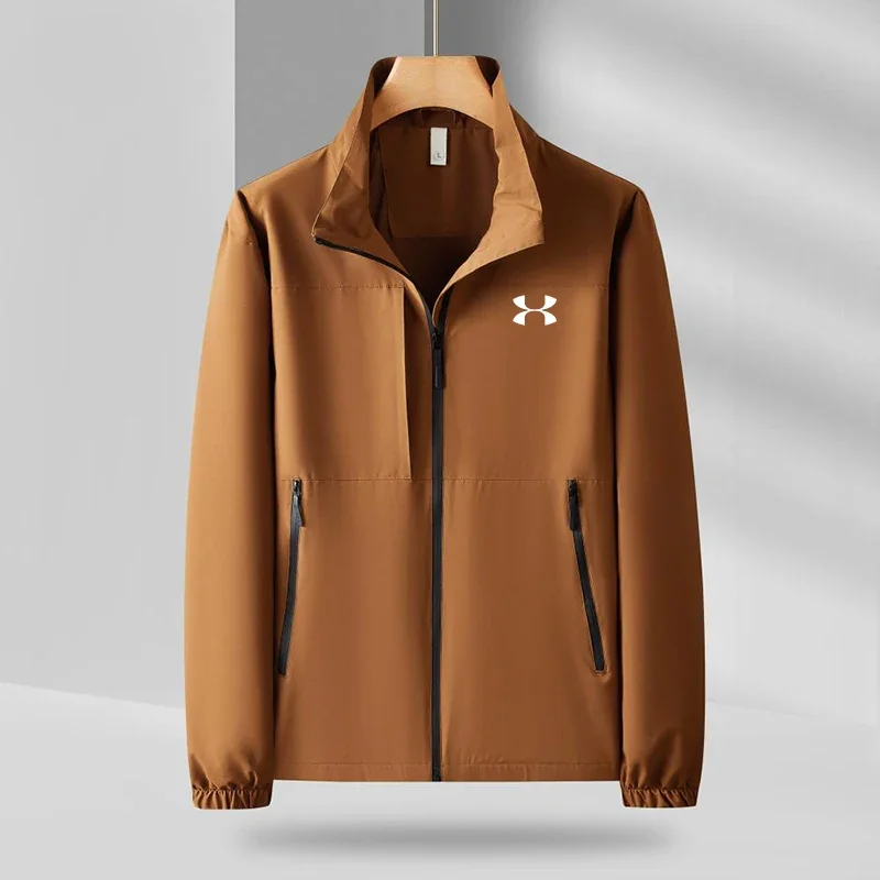 Spring Autumn new men high-end thin jacket coat fashionable casual print windproof waterproof standing collar submachine jacket
Spring Autumn new men high-end thin jacket coat fashionable casual print windproof waterproof standing collar submachine jacket