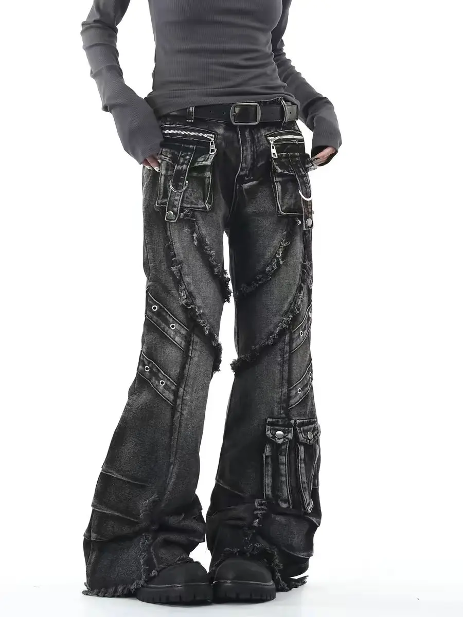 Washed Denim High Waist Wide Leg Casual Loose Women's Jeans American Vibe Distressed Casual Long Pants Ladies Fashion
Washed Denim High Waist Wide Leg Casual Loose Women's Jeans American Vibe Distressed Casual Long Pants Ladies Fashion