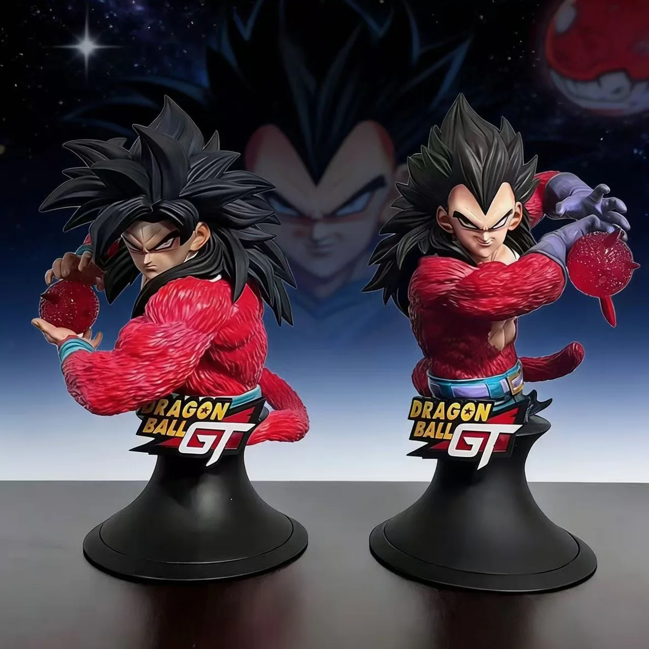 Фигурка Dragon Ball GT SSJ4 Гоку и Вегета, 24 см/9,45 дюйма, Супер Сайян 4, бюст Сон Гоку и Вегеты, коллекционная модель из ПВХ, игрушка, подарок
Фигурка Dragon Ball GT SSJ4 Гоку и Вегета, 24 см/9,45 дюйма, Супер Сайян 4, бюст Сон Гоку и Вегеты, коллекционная модель из ПВХ, игрушка, подарок