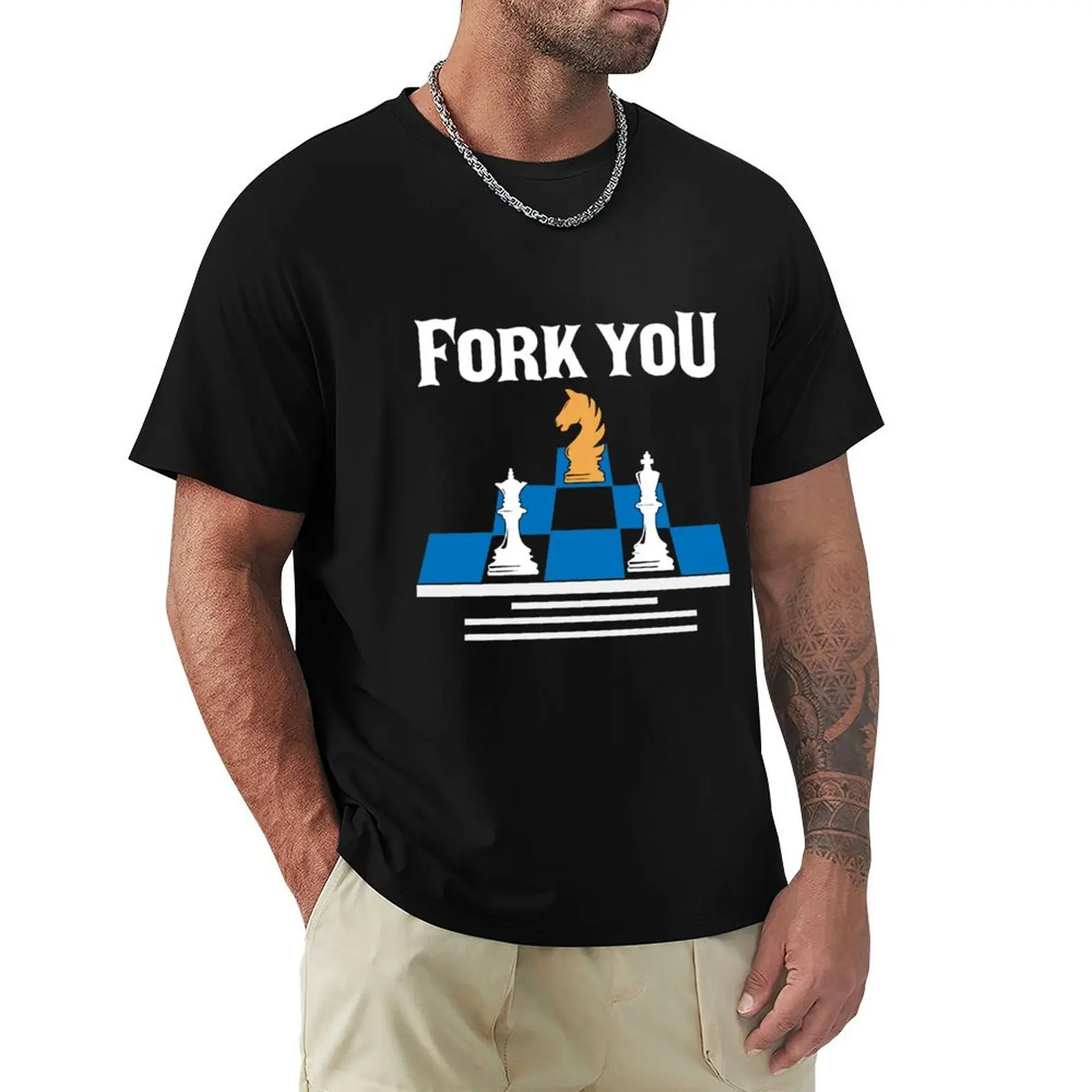 Chess Chess - Fork You T-Shirt for a boy Luxury man Clothing graphic t shirts sweat shirts, men 
Chess Chess - Fork You T-Shirt for a boy Luxury man Clothing graphic t shirts sweat shirts, men