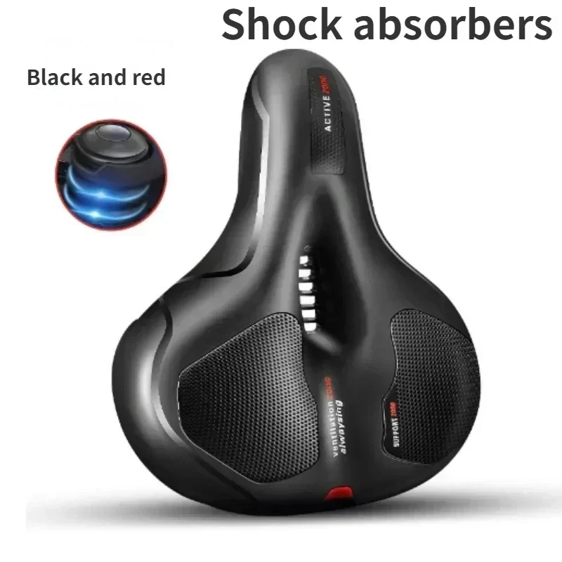 Hollow Breathable Bicycle Saddle Men Women MTB Road Bike Saddle Shock Absorbing Comfortable Big Butt Bike Seat Safety Warning
Hollow Breathable Bicycle Saddle Men Women MTB Road Bike Saddle Shock Absorbing Comfortable Big Butt Bike Seat Safety Warning