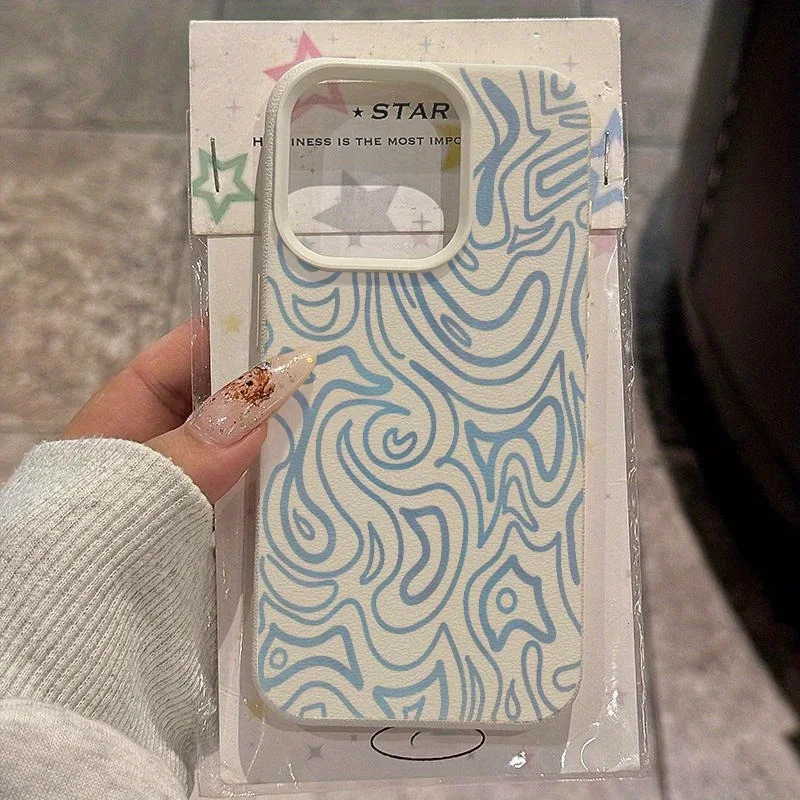 Personality Blue Line Pattern Phone Case For iPhone 17 Air XSMax XS XR X 17 Pro Max 16 15 14 11 Pro Max 13 12 Trend Soft Cover
Personality Blue Line Pattern Phone Case For iPhone 17 Air XSMax XS XR X 17 Pro Max 16 15 14 11 Pro Max 13 12 Trend Soft Cover