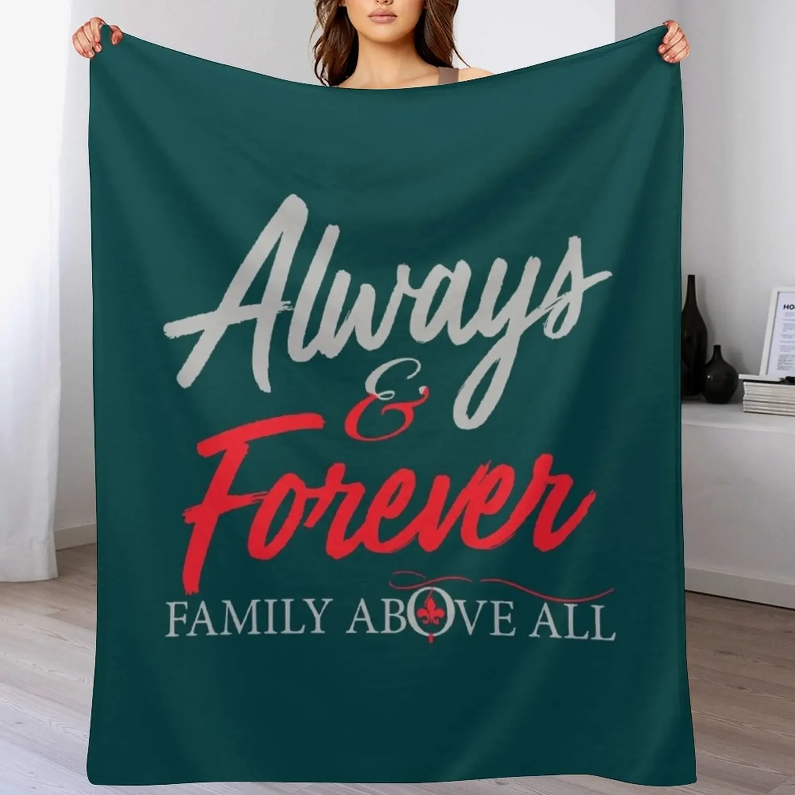Always and Forever Family Above All Throw Blanket Thin Soft Blanket for Summer Night Sleeping
Always and Forever Family Above All Throw Blanket Thin Soft Blanket for Summer Night Sleeping
