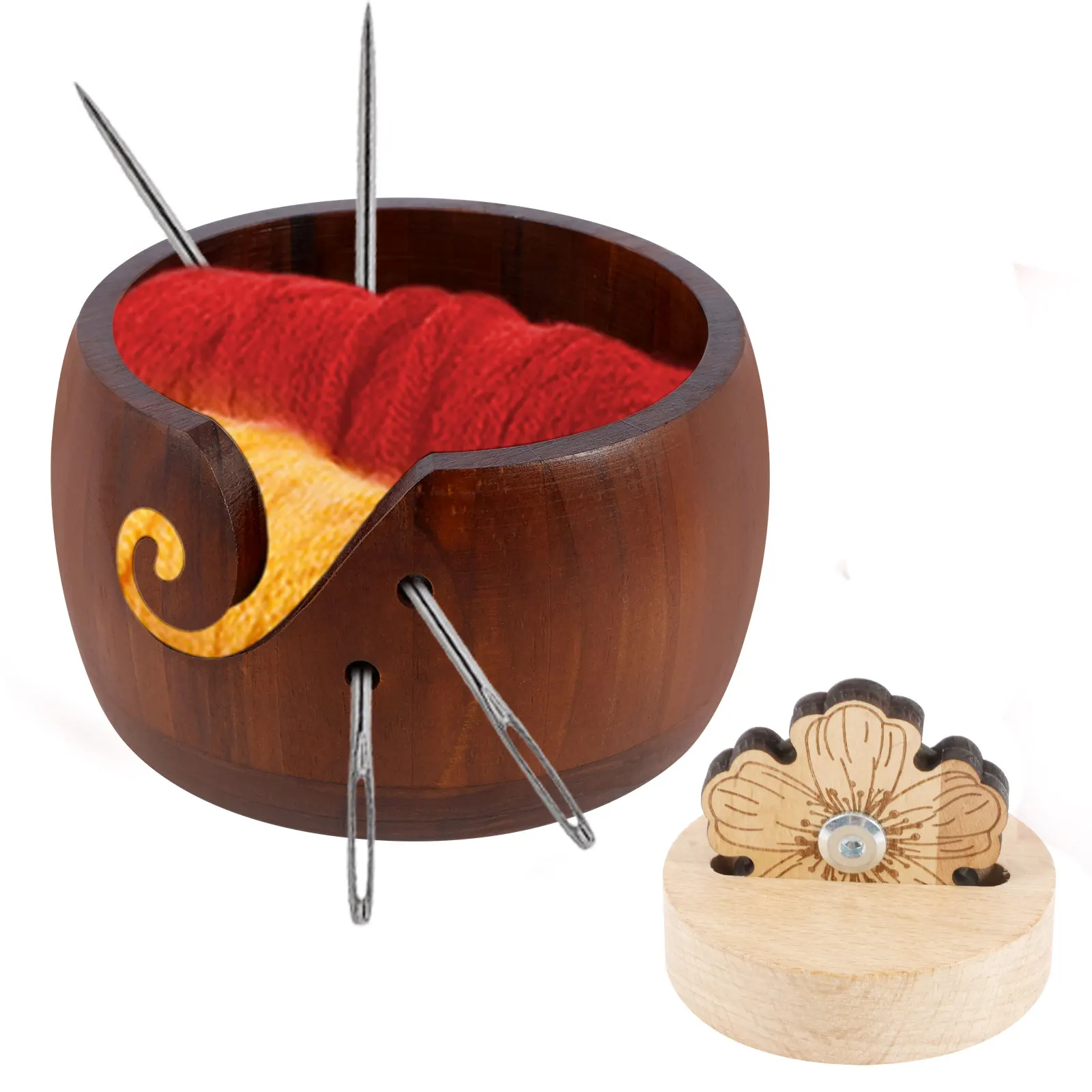 Wool Yarn Bowl with Thread Cutter Blade Practical Knitting Yarn Bowl with Hole Efficient Yarn Bowl Holder Decorative Yarn Ball
Wool Yarn Bowl with Thread Cutter Blade Practical Knitting Yarn Bowl with Hole Efficient Yarn Bowl Holder Decorative Yarn Ball