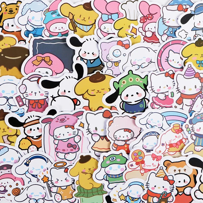 10/50/100pcs Hand-painted Funny Anime Sanrio Meme Stickers Cute Kuromi Crayon Shinchan Cross Dressing Stickers for Kids Girls
10/50/100pcs Hand-painted Funny Anime Sanrio Meme Stickers Cute Kuromi Crayon Shinchan Cross Dressing Stickers for Kids Girls
