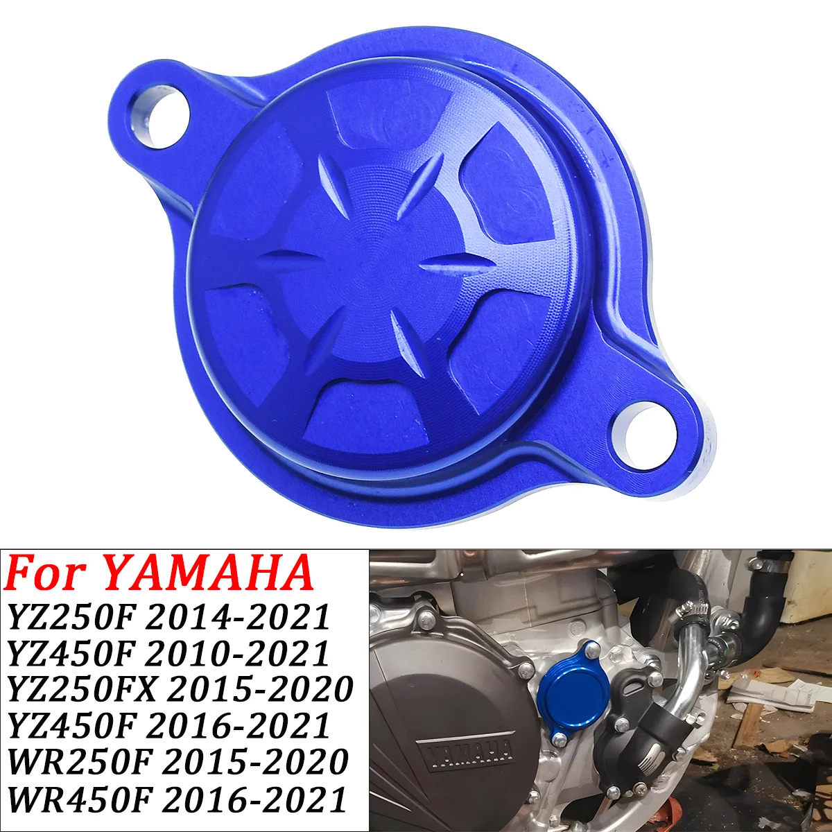 Motorcycle modification accessories CNC Aluminum Billet Oil Filteer Covers For Yamaha YZ250F 450F 250FX 450FX WR250F WR450F
Motorcycle modification accessories CNC Aluminum Billet Oil Filteer Covers For Yamaha YZ250F 450F 250FX 450FX WR250F WR450F
