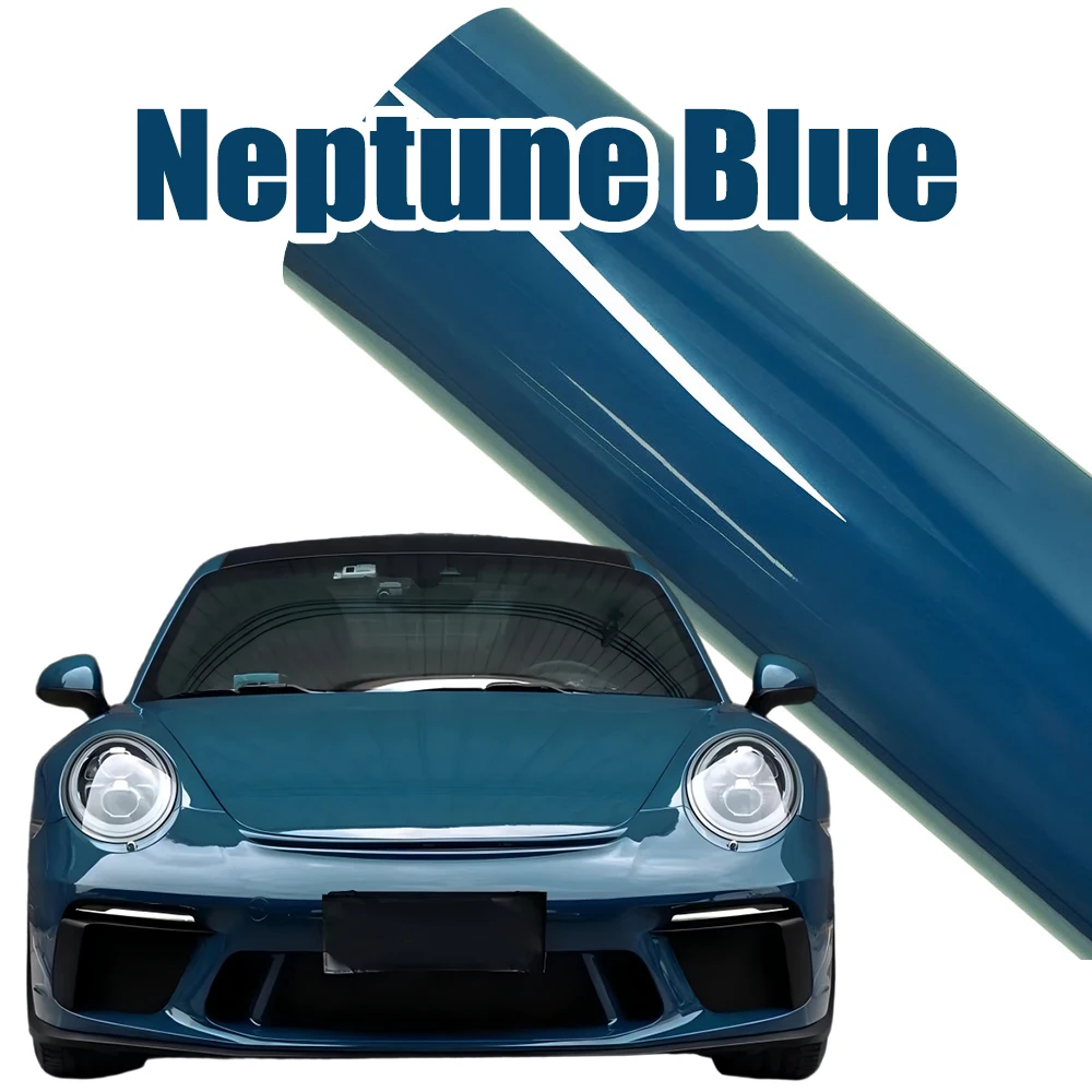 Gloss Neptune Blue PET Car Wrap Film, Air Release Anti-Scratch Waterproof Vinyl Sticker for Full Car Body Color Change
Gloss Neptune Blue PET Car Wrap Film, Air Release Anti-Scratch Waterproof Vinyl Sticker for Full Car Body Color Change