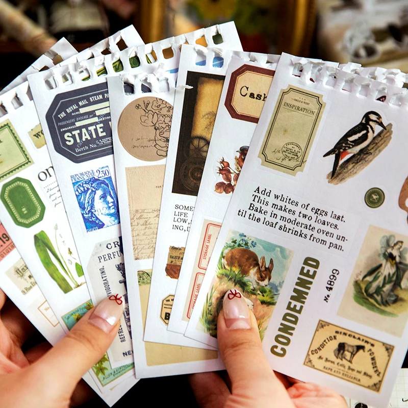 50 Sheets Vintage Washi Paper Scrapbooking Stickers, Retro Antique Aesthetic Decals for Junk Journal Planner DIY Crafts
50 Sheets Vintage Washi Paper Scrapbooking Stickers, Retro Antique Aesthetic Decals for Junk Journal Planner DIY Crafts