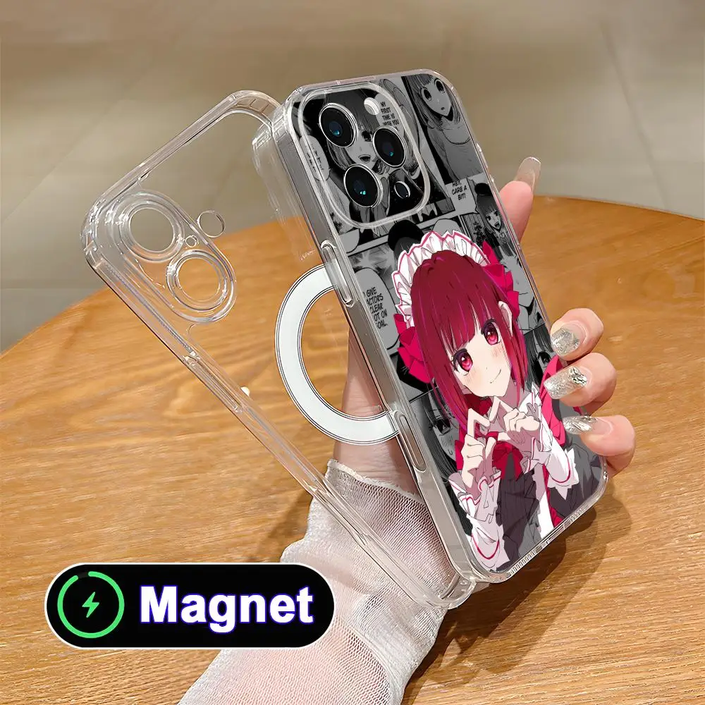 Oshinoko Arima Kana Phone Case for iPhone 17 16 15 14 13 12 11 Air Pro Max Plus Mini Soft TPU Clear Magnet Cover
Oshinoko Arima Kana Phone Case for iPhone 17 16 15 14 13 12 11 Air Pro Max Plus Mini Soft TPU Clear Magnet Cover