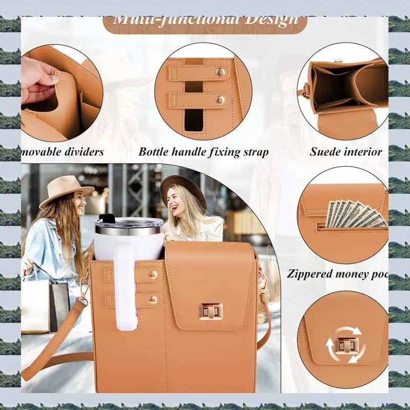 ABQR Crossbody Water Cup Storage Bag Adjustable Water Cup Holder Bag Travel Essential
ABQR Crossbody Water Cup Storage Bag Adjustable Water Cup Holder Bag Travel Essential
