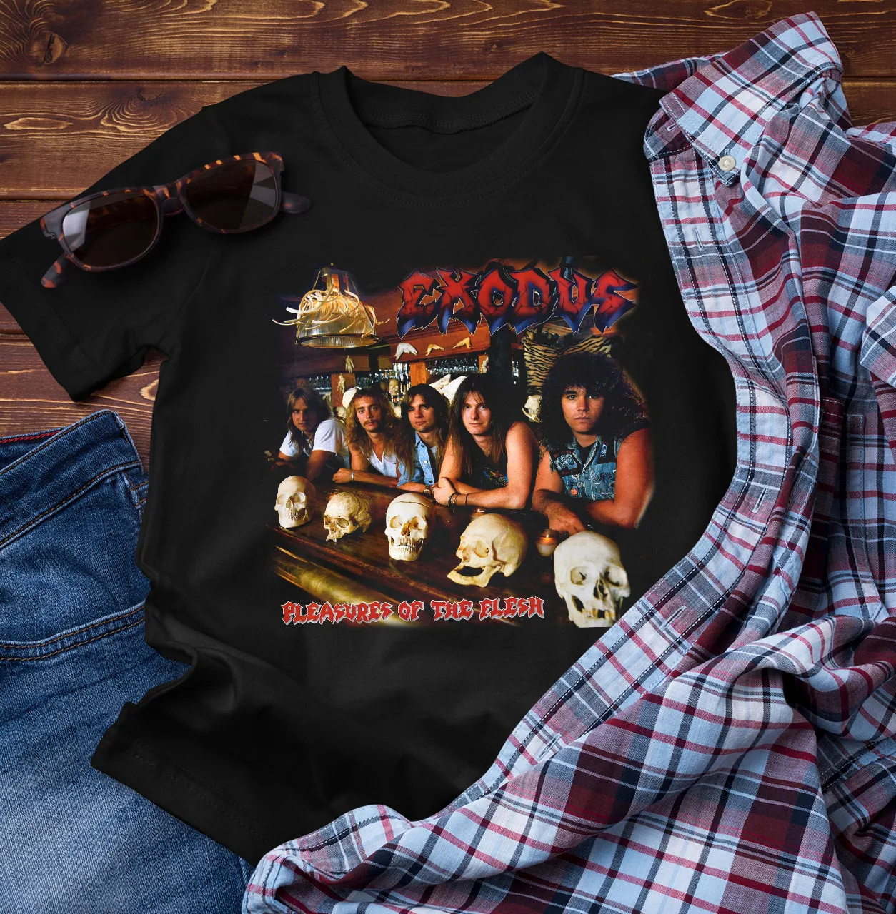 Черная рубашка унисекс New Exodus Pleasures of the flesh S-234XL NG1618
Черная рубашка унисекс New Exodus Pleasures of the flesh S-234XL NG1618