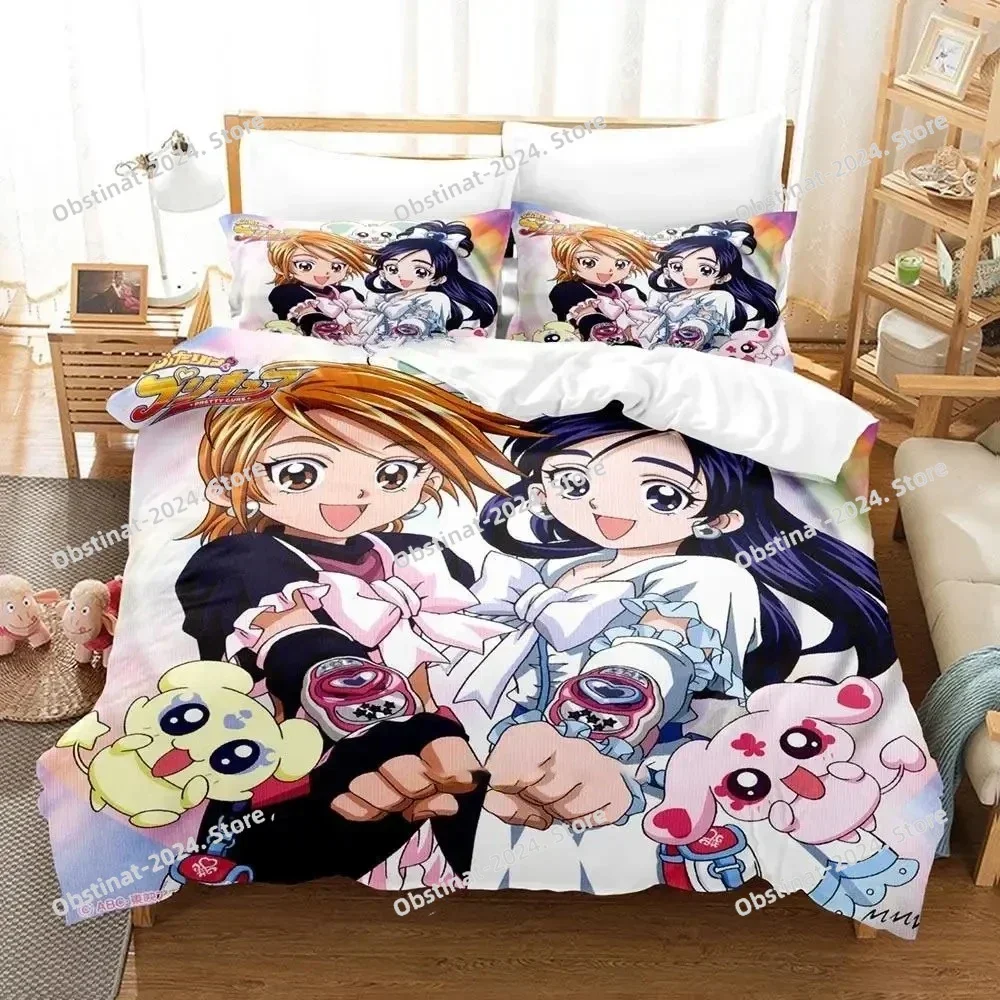 Anime Pretty Cure Bedding Set Boys Girls Twin Queen Size Duvet Cover Pillowcase Bed Kids Adult Fashion Home Textileextile
Anime Pretty Cure Bedding Set Boys Girls Twin Queen Size Duvet Cover Pillowcase Bed Kids Adult Fashion Home Textileextile
