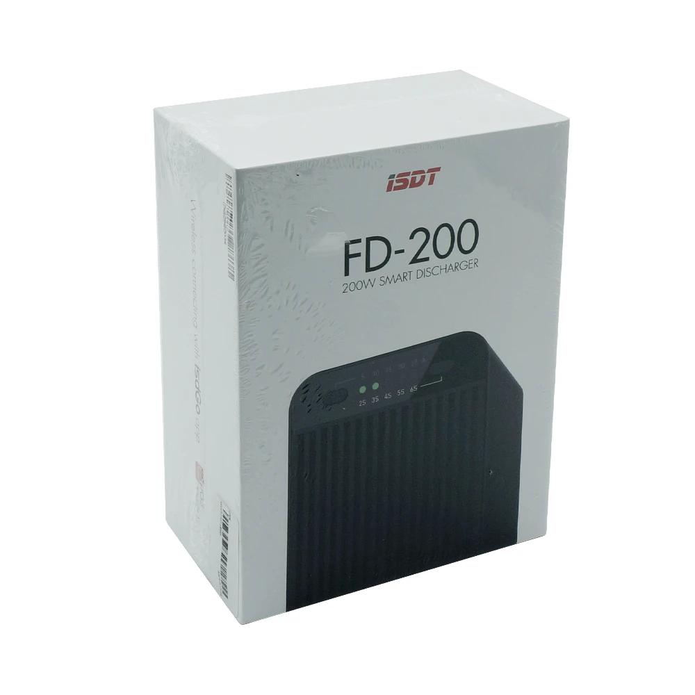 ISDT FD-200 200W 25A Support 2-8S Lipo Battery Wireless APP Control Discharger for RC Drone Car Boat Spare Parts
ISDT FD-200 200W 25A Support 2-8S Lipo Battery Wireless APP Control Discharger for RC Drone Car Boat Spare Parts