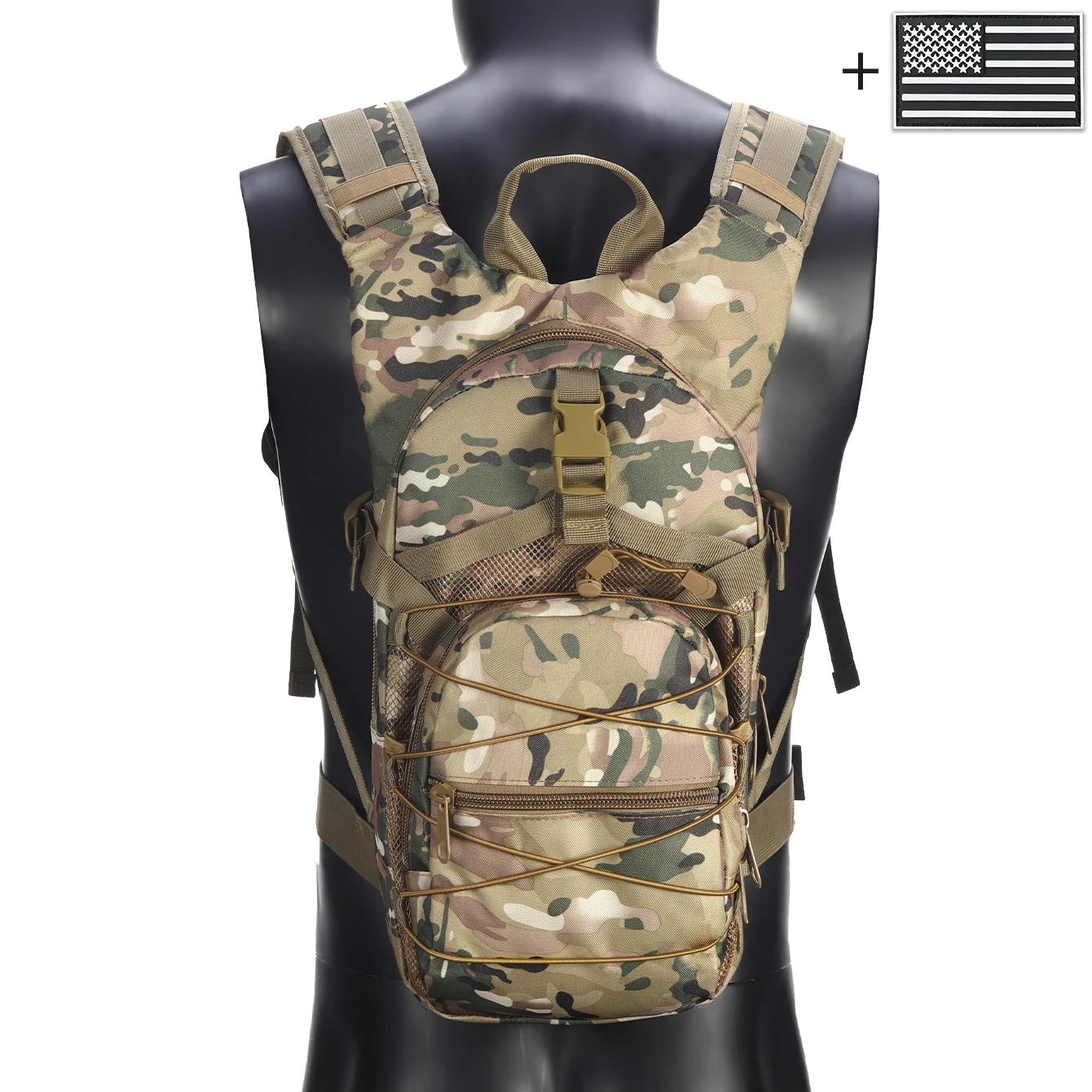 Рюкзак с эластичными ремнями и пряжками, многослойные карманы из прочных материалов, подходящих для уличных срезов.
Рюкзак с эластичными ремнями и пряжками, многослойные карманы из прочных материалов, подходящих для уличных срезов.