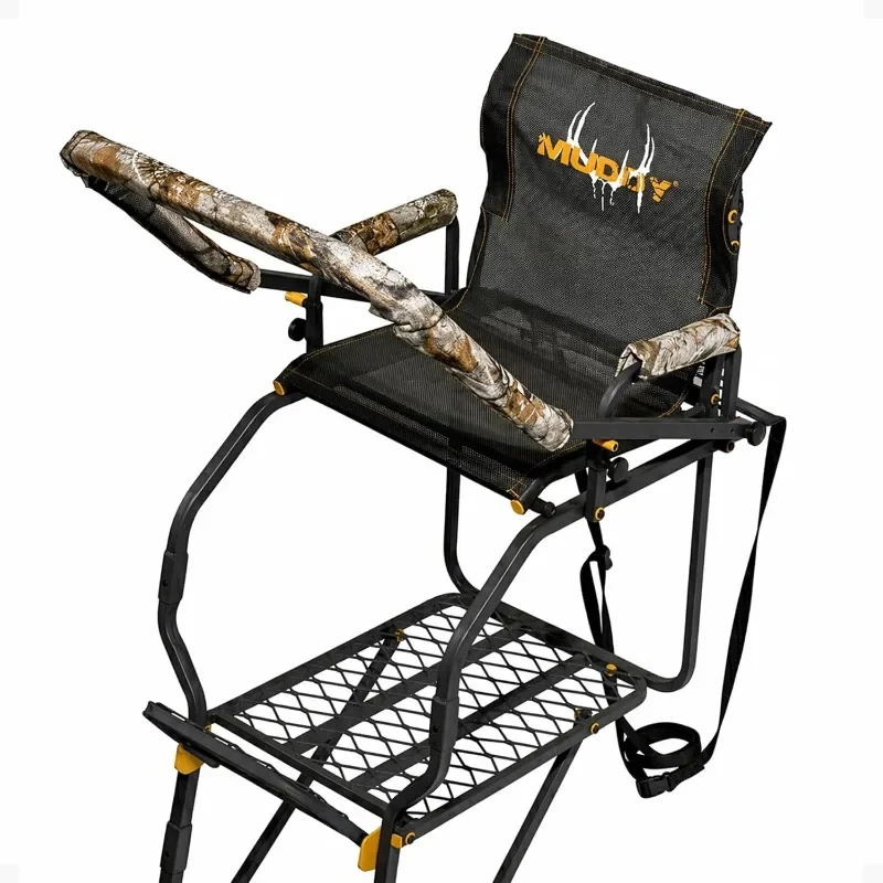 MUDDY 1-Person Huntsman Deluxe Steel Ladder Tree Stand, 17 ft Tall, 300 lb Capacity - Heavy-Duty Hunting Treestand
MUDDY 1-Person Huntsman Deluxe Steel Ladder Tree Stand, 17 ft Tall, 300 lb Capacity - Heavy-Duty Hunting Treestand