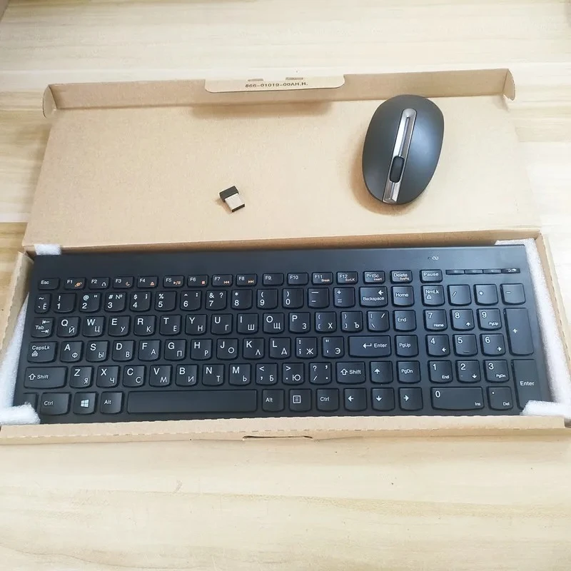 Russian Layout Ultra-thin wireless keyboard and mouse set For Lenovo SK-8861 home office mute keyboard
Russian Layout Ultra-thin wireless keyboard and mouse set For Lenovo SK-8861 home office mute keyboard