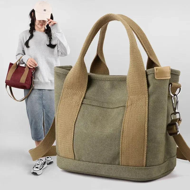Canvas Bag Multi-pocket Cross-body Female 2023 New Mom Small Leisure Travel Small Shoulder Bag
Canvas Bag Multi-pocket Cross-body Female 2023 New Mom Small Leisure Travel Small Shoulder Bag