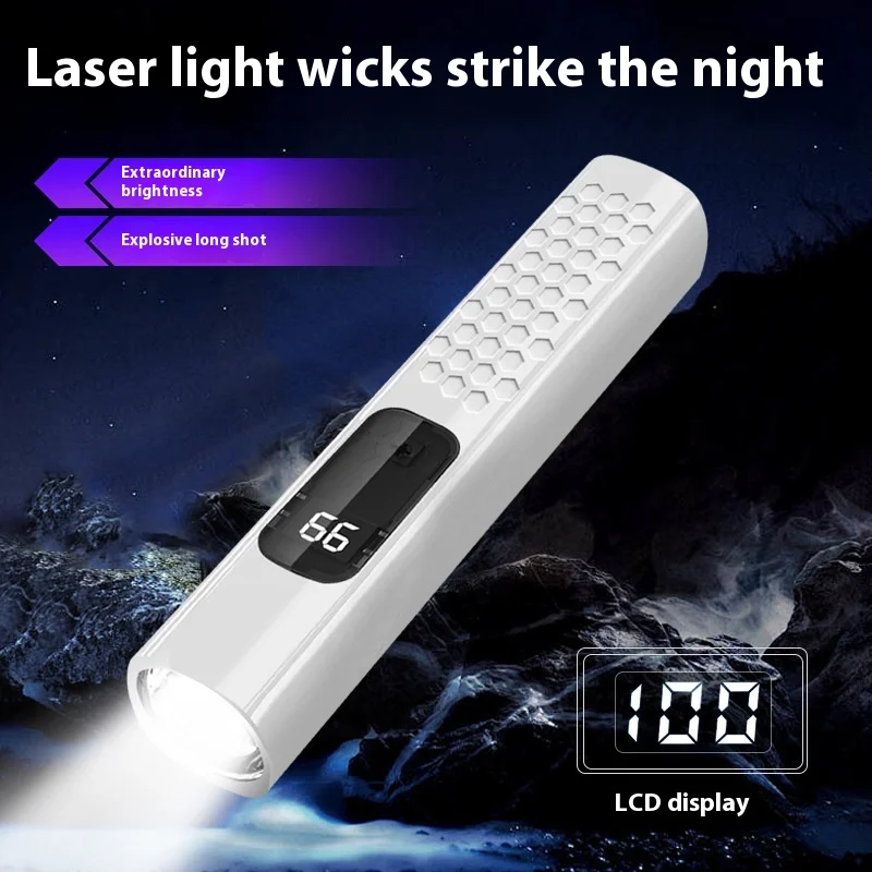 Новый мини-фонарик с интеллектуальным цифровым дисплеем, перезаряжаемый через USB-C, с регулируемым фокусом, водонепроницаемый, для активного отдыха, походов и кемпинга
Новый мини-фонарик с интеллектуальным цифровым дисплеем, перезаряжаемый через USB-C, с регулируемым фокусом, водонепроницаемый, для активного отдыха, походов и кемпинга