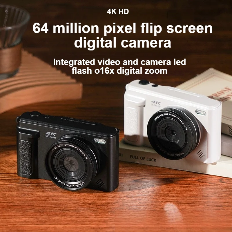 Digital Camera 64MP HD 180° Flip Screen With Flash Selfile 16x Digital Zoom For Student Party Campus Portable Travel
Digital Camera 64MP HD 180° Flip Screen With Flash Selfile 16x Digital Zoom For Student Party Campus Portable Travel