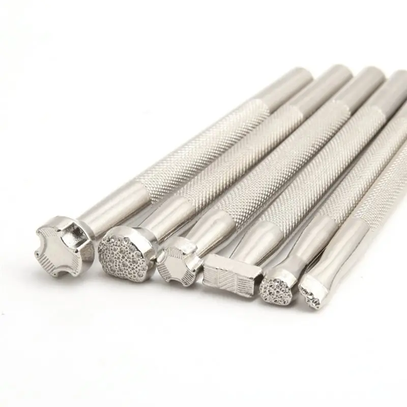 【CHRISTMAS 】Leather Stamping Tools 6Pcs Kit Special Shape Stamp Punch Set Carving Leather Crafts
【CHRISTMAS 】Leather Stamping Tools 6Pcs Kit Special Shape Stamp Punch Set Carving Leather Crafts