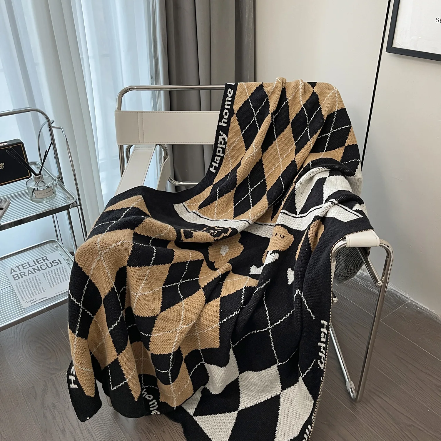Summer Checkered Knit Blanket-Lightweight Air Conditioning Throw for Sofa & Office Nap, Soft Breathable Shawl Blanket,Home Decor
Summer Checkered Knit Blanket-Lightweight Air Conditioning Throw for Sofa & Office Nap, Soft Breathable Shawl Blanket,Home Decor