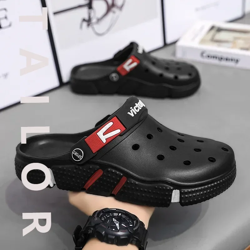 Новые полые сандалии больших размеров, мужские повседневные модные пляжные туфли с мягкой подошвой, легкие отпускные тапочки из материала EVA
Новые полые сандалии больших размеров, мужские повседневные модные пляжные туфли с мягкой подошвой, легкие отпускные тапочки из материала EVA