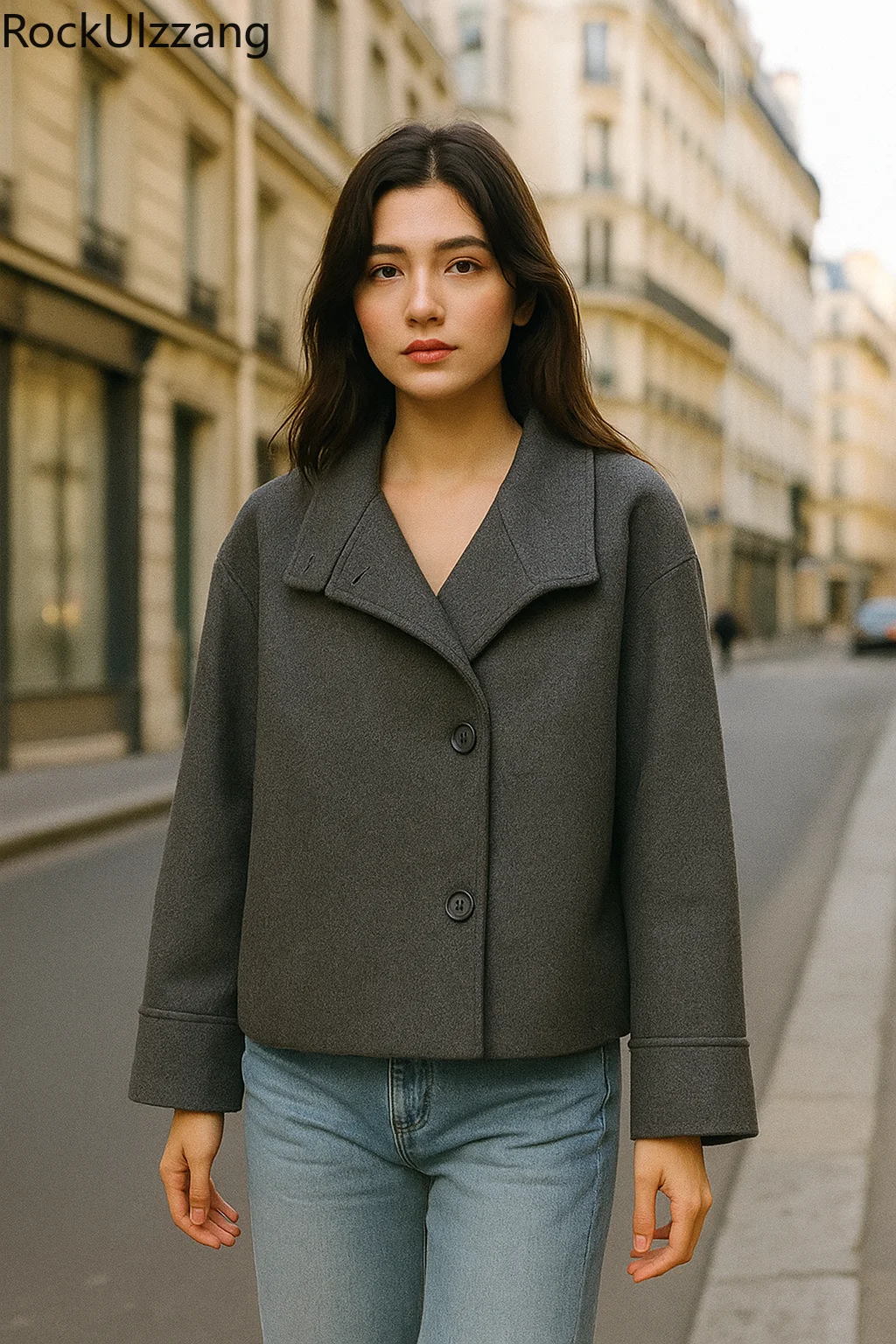 Свободное шерстяное пальто женское с воротником с лацканами асимметричный дизайн на пуговицах короткая куртка теплая верхняя одежда
Свободное шерстяное пальто женское с воротником с лацканами асимметричный дизайн на пуговицах короткая куртка теплая верхняя одежда