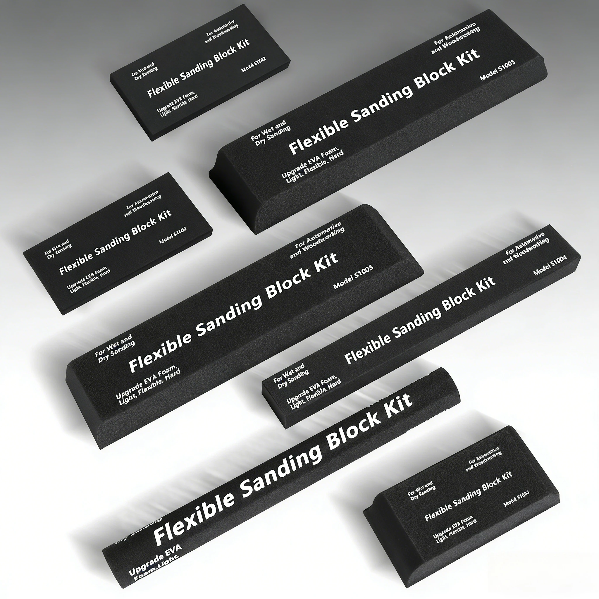 7PCS Sanding Block Assortment Soft EVA Foam Wet Dry Sanding Blocks Hand Tool for Auto Body Woodworking Projects
7PCS Sanding Block Assortment Soft EVA Foam Wet Dry Sanding Blocks Hand Tool for Auto Body Woodworking Projects